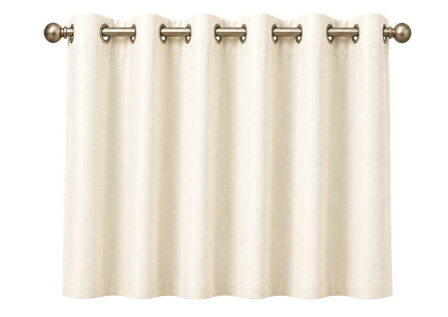 Eyelets: Metal rings on a rod